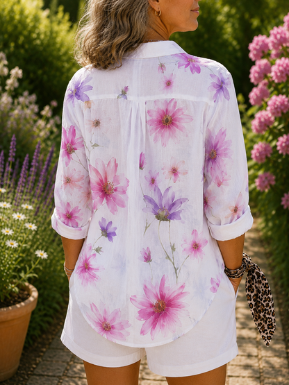 Alice | Vibrant Artistic Blouse