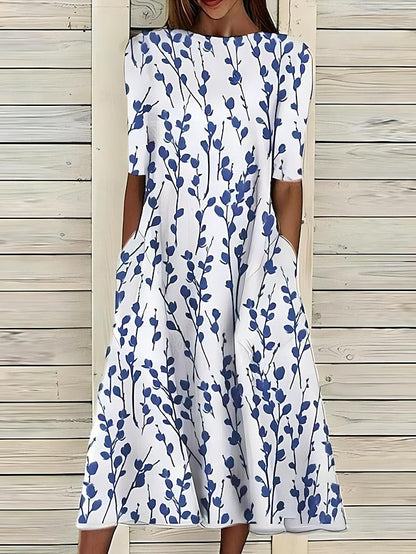Annie Coastal Bloom Dress detail