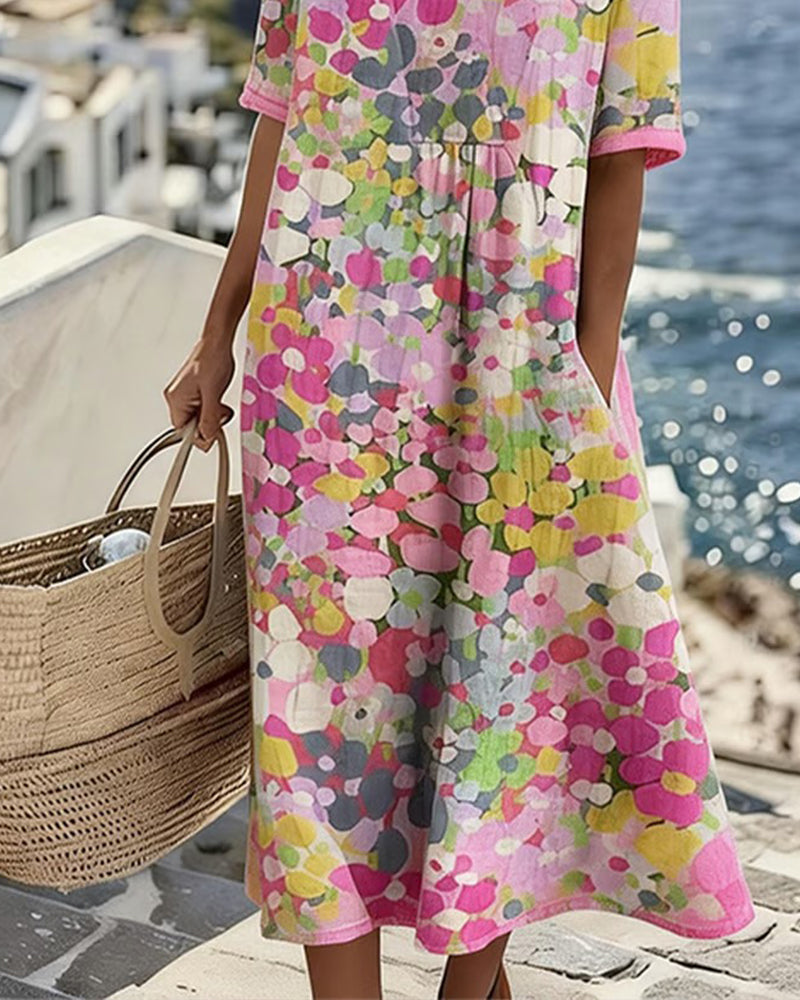 The Santorini Midi Dress