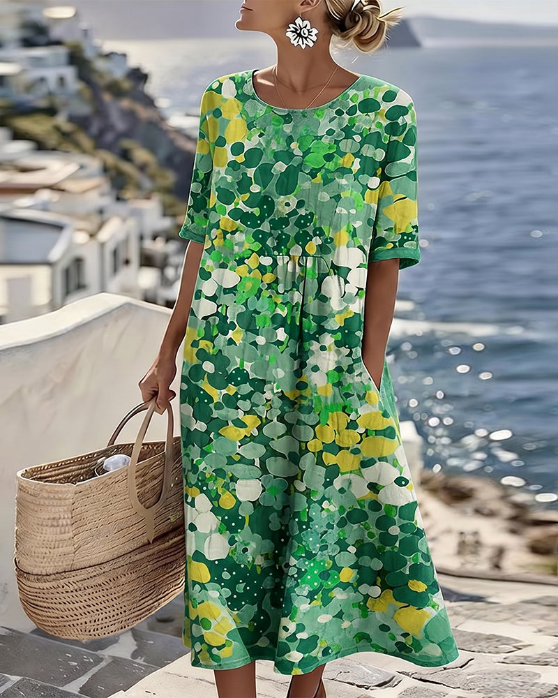 The Santorini Midi Dress