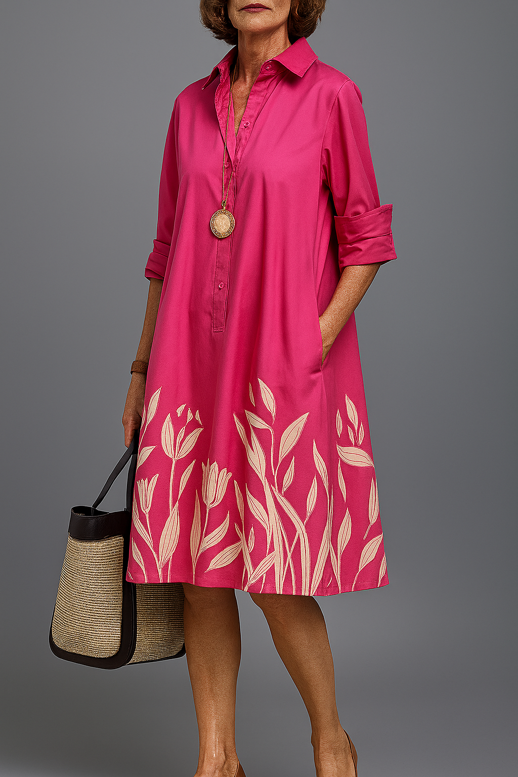 Arabella Modern Midi Dress