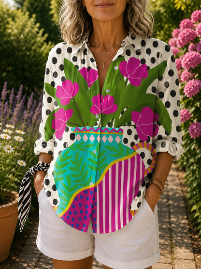 Amara | Vase Floral Blouse