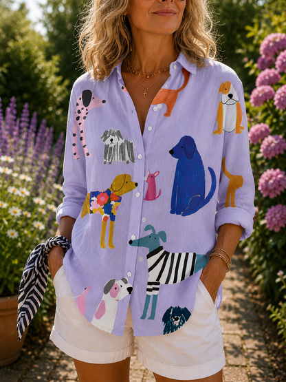 Florence | Fun Puppy Blouse