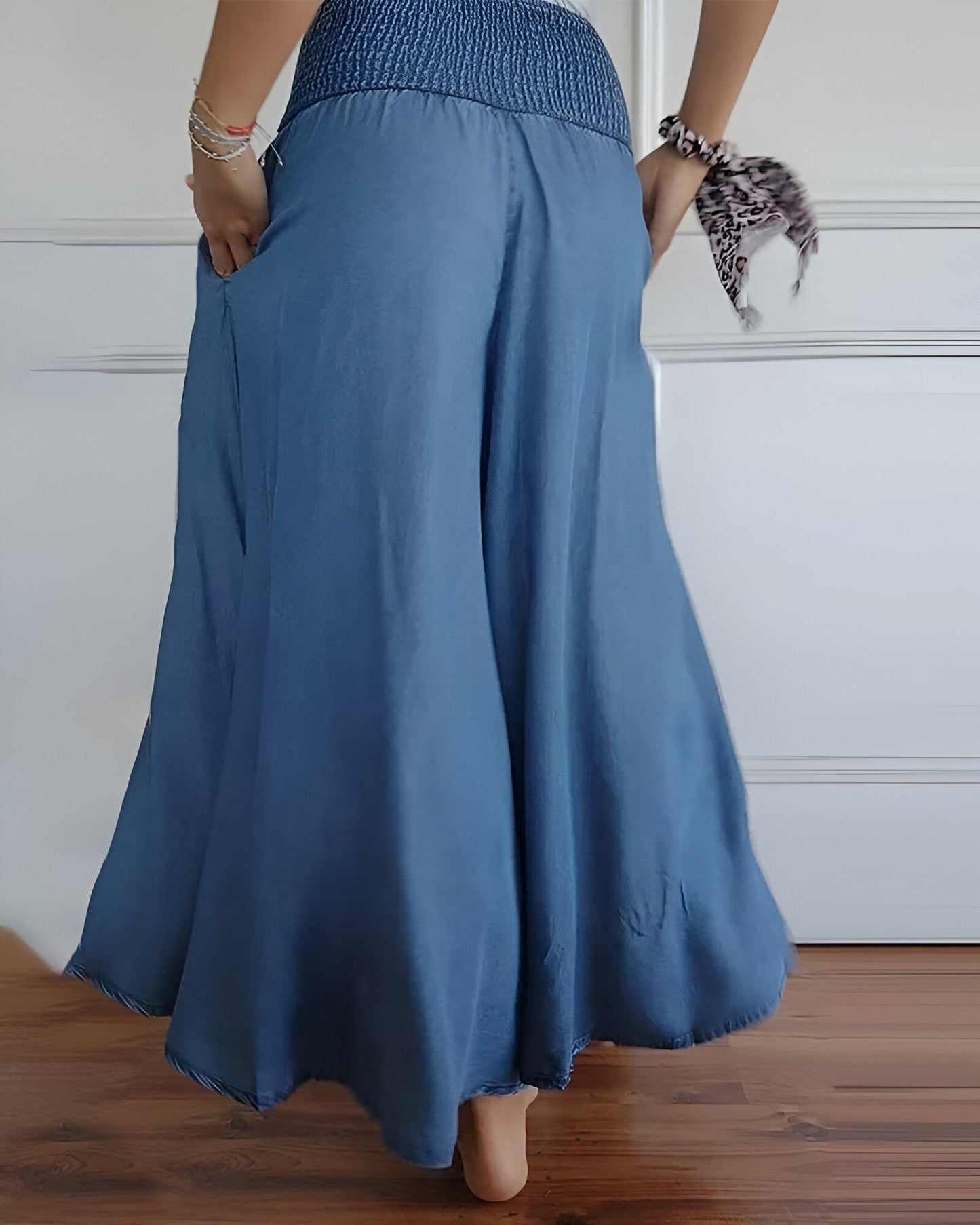 Lightweight Printed Skirt