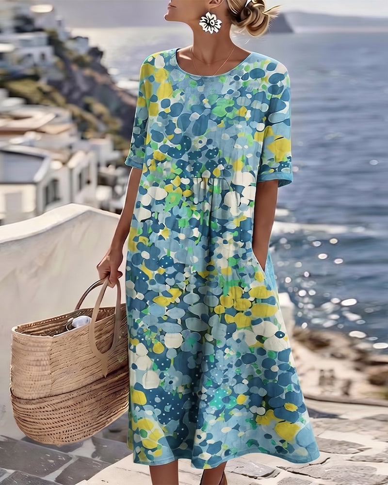 The Santorini Midi Dress