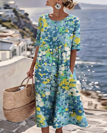 The Santorini Midi Dress