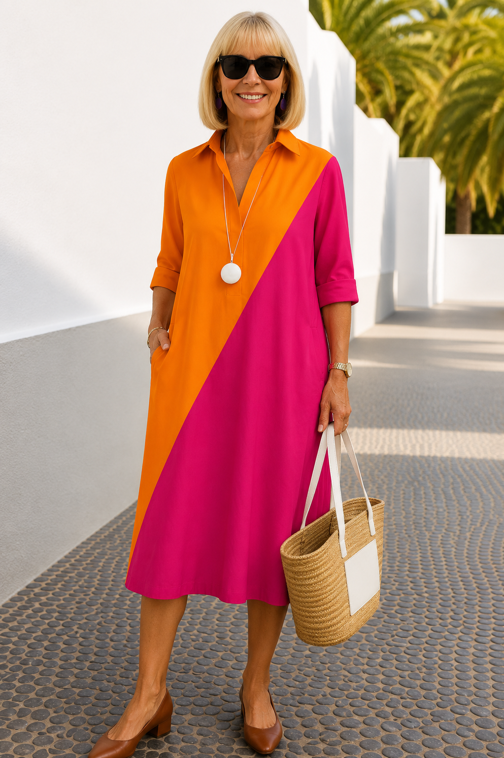 Kayla Comfortable Midi Dress