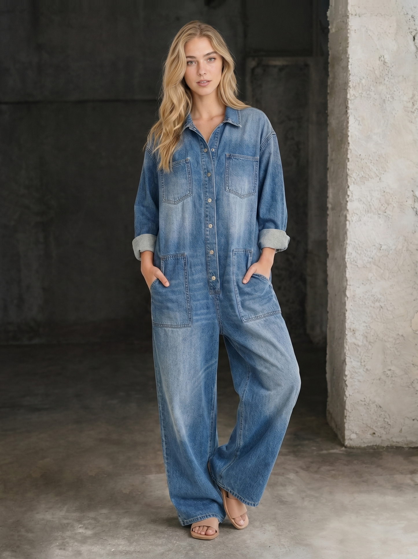 Thalassa™ - Denim Jumpsuit