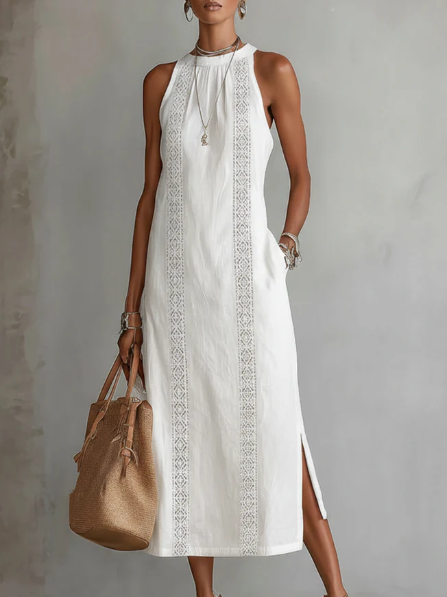 Chloe Elegant Summer Midi Dress