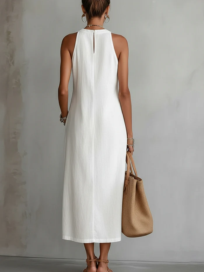 Chloe Elegant Summer Midi Dress
